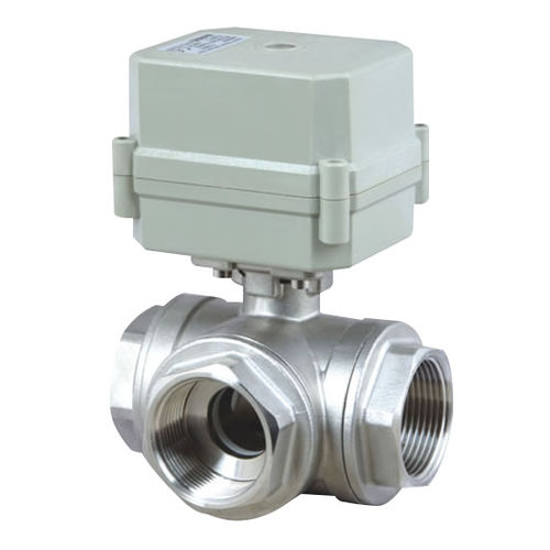 ボールバルブ - L type - Taizhou Tonhe Flow Control Equipment Co.,ltd - 水 / ステンレス製 / 3方向
