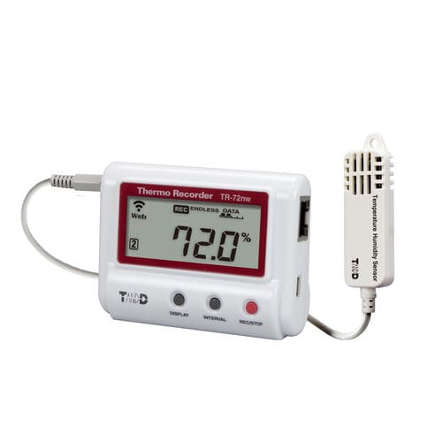 温度データロガー - TR-72nw-S - T&D Corporation - 湿度 / Bluetooth / LAN/WLAN ネットワーク
