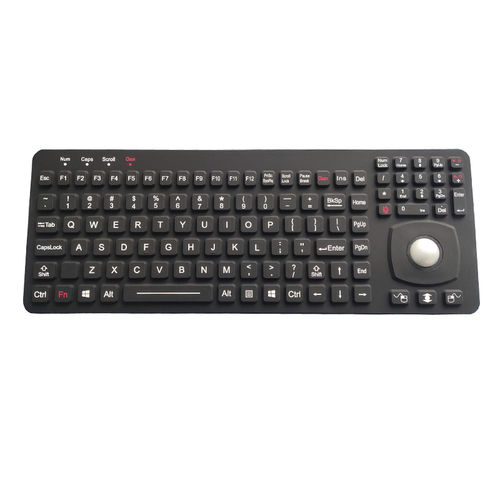 パネル設置用キーボード - K-TEK-M366-OTB-KP-FN-BL-OEM - Key Technology China Limited - メカニカルキー / Fnキー付 / マウスキー3つ付き