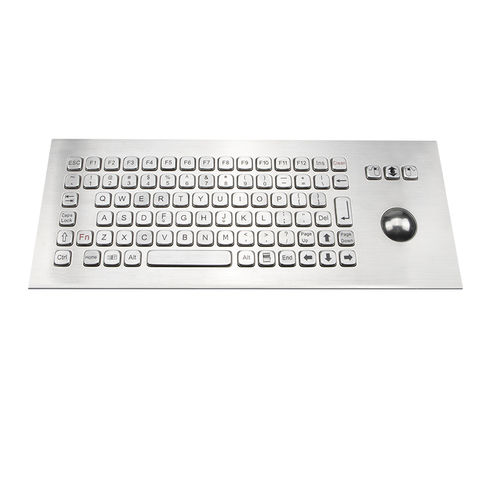 パネル設置用キーボード - K-TEK-A361-MTB-FN-DWP - Key Technology China Limited - Fnキー付 / マウスキー3つ付き / 86キー