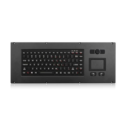 パネル設置用キーボード - K-TEK-M464-DTP-DHP-FN-BL - Key Technology China Limited - メカニカルキー / Fnキー付 / 91キー