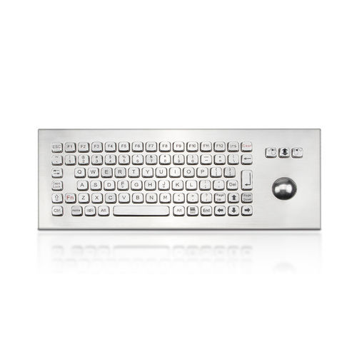 パネル設置用キーボード - K-TEK-A361-MTB-FN-DWP - Key Technology China Limited - Fnキー付 / マウスキー3つ付き / 86キー