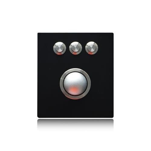 光学式トラックボール - K-TEK-B107-38-OTB-BT-DWP - Key Technology China Limited - パネル設置用 / 38 mm / USB接続