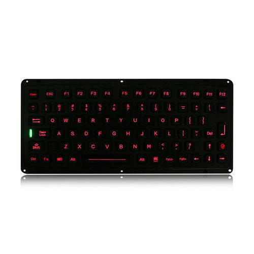 パネル設置用キーボード - K-TEK-M298-FN-BL-BT - Key Technology China Limited - Fnキー付 / 82キー / 産業用