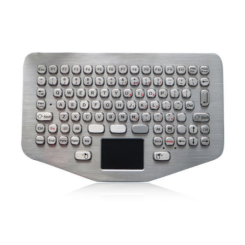 パネル設置用キーボード - K-TEK-A228TP-FN-DWP - Key Technology China Limited - メカニカルキー / マウスキー2つ付き / Fnキー付
