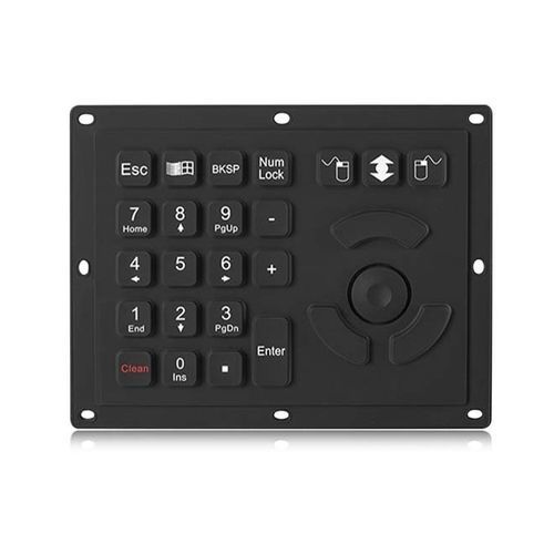 25キーキーパッド - K-TEK-M160HP-KP-IL-SS - Key Technology China Limited - パネル設置用 / シリコンゴム製 / USB