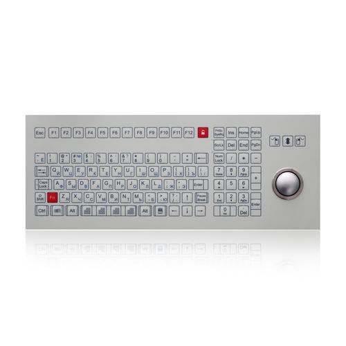 パネル設置用キーボード - K-TEK-D410-OTB-KP-FN-SW - Key Technology China Limited - マイクロスイッチ / メンブレン / Fnキー付