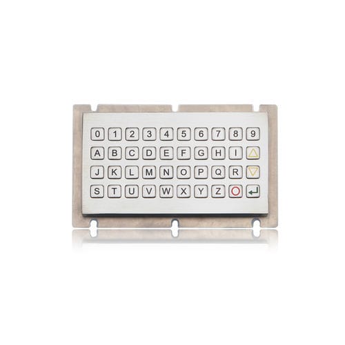 40キーキーパッド - K-TEK-B80KP-40-IT-DWP - Key Technology China Limited - パネル設置用 / ステンレス製 / RS-232