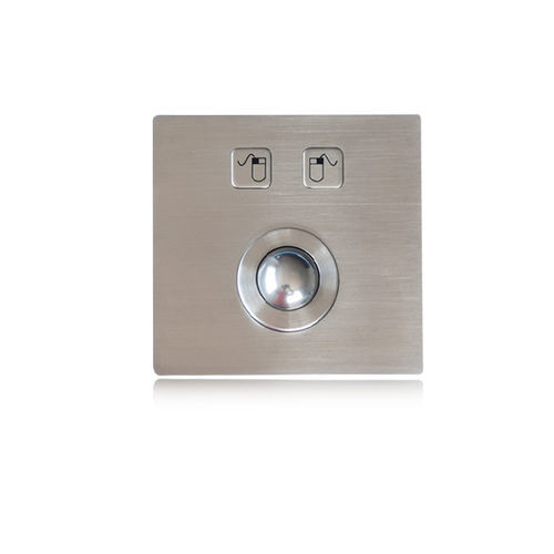 光学式トラックボール - K-TEK-B95-25-OTB-UT-DWP - Key Technology China Limited - パネル設置用 / 1 inch (25 mm) / ステンレススチール製