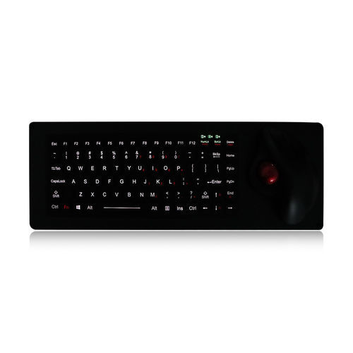 パネル設置用キーボード - K-TEK-M425-OTB-FN-BL-NV-151B - Key Technology China Limited - メカニカルキー / Fnキー付 / マウスキー3つ付き