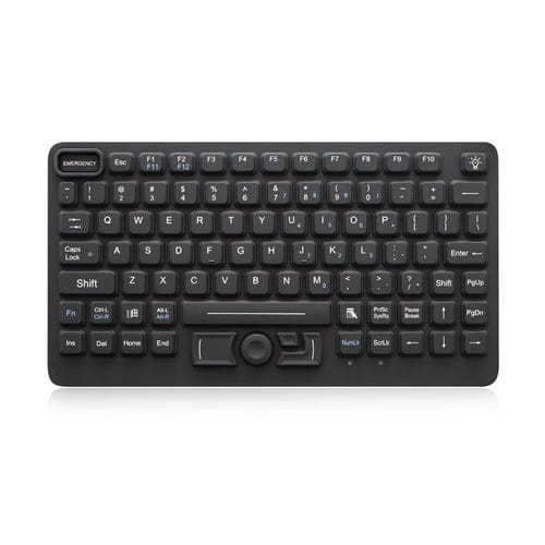 パネル設置用キーボード - K-TEK-M282-DHP-FN-BL-NV-151B-JC - Key Technology China Limited - マイクロスイッチ / Fnキー付 / マウスキー3つ付き