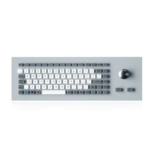 パネル設置用キーボード - K-TEK-M405-38-MTB-60-FN-DWP - Key Technology China Limited - メカニカルキー / Fnキー付 / マウスキー2つ付き