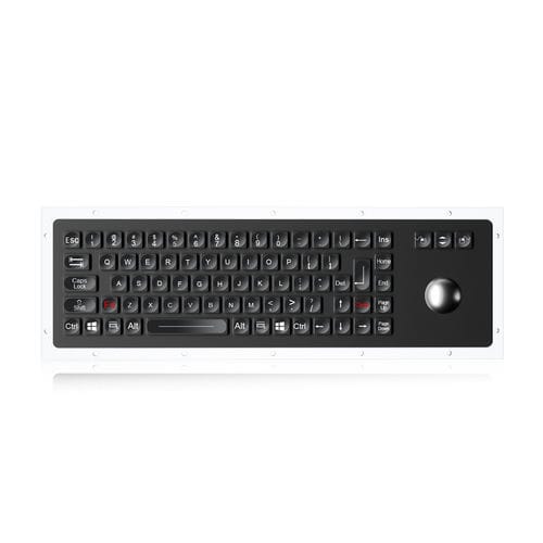パネル設置用キーボード -  K-TEK-M380-OTB-BT-IL-DWP - Key Technology China Limited - メカニカルキー / マウスキー3つ付き / 76キー