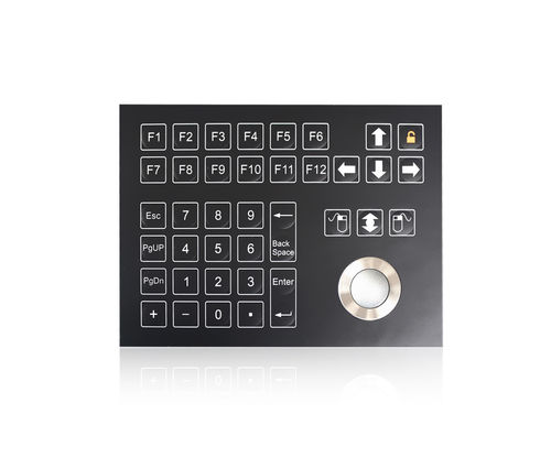 Fnキー付キーパッド - K-TEK-D185-OTB-KP-SW - Key Technology China Limited - マウスキー3つ付き / パネル設置用 / メンブレン