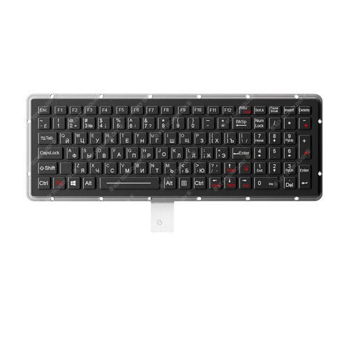 パネル設置用キーボード - K-TEK-M327KP-FN-BL-DM-DWP - Key Technology China Limited - メカニカルキー / 101 キー / Fnキー付