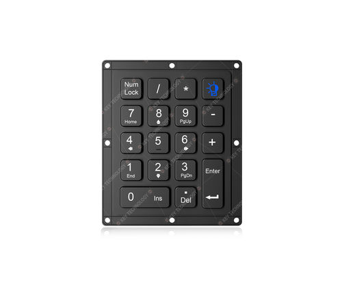 パネル設置用キーボード - K-TEK-M87KP-18-BL-KC-ML - Key Technology China Limited - メカニカルキー / 18キー / 輸送産業用