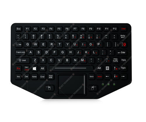 パネル設置用キーボード - K-TEK-M275TP-FN-BL-NV-EMC-151B-V01 - Key Technology China Limited - メカニカルキー / マウスキー2つ付き / 89キー