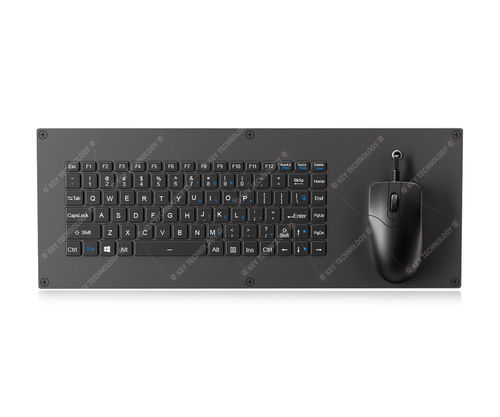パネル設置用キーボード - K-TEK-V455-FN-BL-FC-SC-ANA-151B-M58-OMS - Key Technology China Limited - シザースイッチ / 86キー / マウス付き