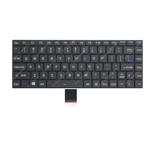 パネル設置用キーボード - K-TEK-V285-FN-BL-FC-SC-DM-DWP - Key Technology China Limited - シザースイッチ / 86キー / 医療用途