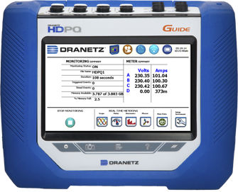 監視用分析器 - HDPQ® Guide - Dranetz - 電気回路網用 / 電力品質 / 組み込み式