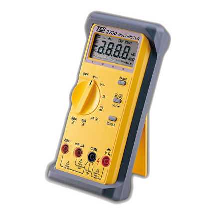 棒グラフ表示付きマルチメーター - TES-2700 - TES Electrical Electronic Corp. - 携帯型 / 600 V / 20 A