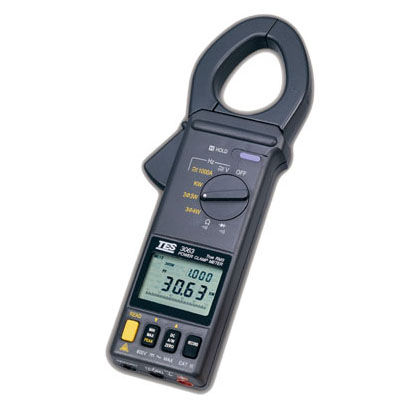 デジタルクランプマルチメーター - TES-3063 - TES Electrical Electronic Corp. - 携帯型 / 600 V / 1000 A
