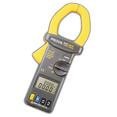 三相クランプマルチメーター - PROVA-6600 - TES Electrical Electronic Corp. - デジタル / 携帯型 / 600 V