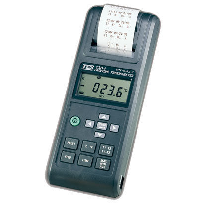 熱電温度計 - TES-1304 - TES Electrical Electronic Corp. - デジタル / 携帯型 / プログラム可能