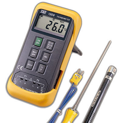 熱電温度計 - TES-1306 - TES Electrical Electronic Corp. - デジタル / °C / °F