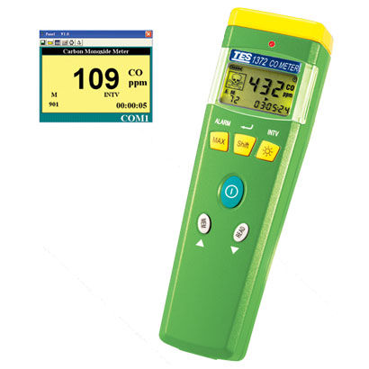 CO空気質測定器 - TES-137 series - TES Electrical Electronic Corp. - 携帯型 / RS-232 / ディスプレイ付き