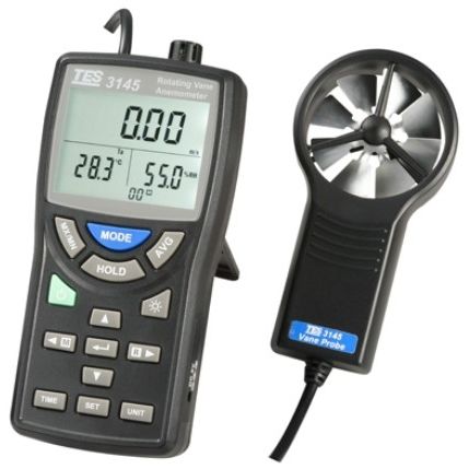 羽根型風速計 - TES-314 series - TES Electrical Electronic Corp. - デジタル式 / 携帯型 / USB