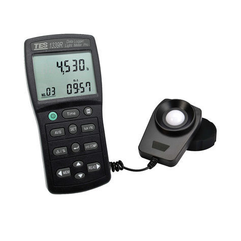 デジタル露出計 - TES-1339R - TES Electrical Electronic Corp. - データロガー付き / 高速