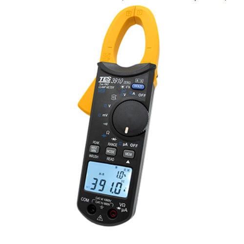 真の実効値型クランプマルチメーター - TES-3910 - TES Electrical Electronic Corp. - デジタル / 携帯型 / 1000 V