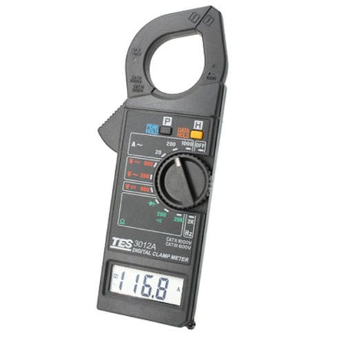 デジタルクランプマルチメーター - TES-3012A - TES Electrical Electronic Corp. - 携帯型 / 1000 V / 1000 A