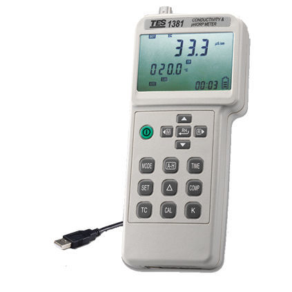 温度測定器 - TES-1381K - TES Electrical Electronic Corp. - TDS / 塩分含有率 / 濃度