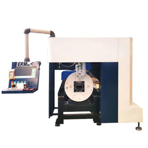 レーザー切断機 - JG62-Q250F - ERMAK CNC MACHINES (NANTONG) CO LTD - 金属用 / 管 / 偏心