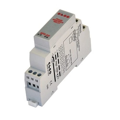 位相順序保護継電器 - SFR 2/5 - EL.CO. - 欠相 / 1NO/NC / DINレール