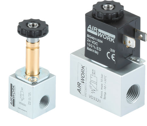 直動式電磁弁 - VD - A&T Fluid solutions - 3方向 / NC / NO