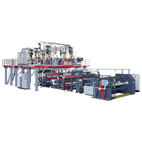 11キー共押出成形ライン - M9L-2500  - Jinming Machinery (Guangdong) Co., Ltd. - フラットフィルム / PE用 / PP用
