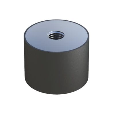 振動緩衝器 - LSDE - ISC PLASTIC PARTS - 摩擦 / 機械用 / スチール製