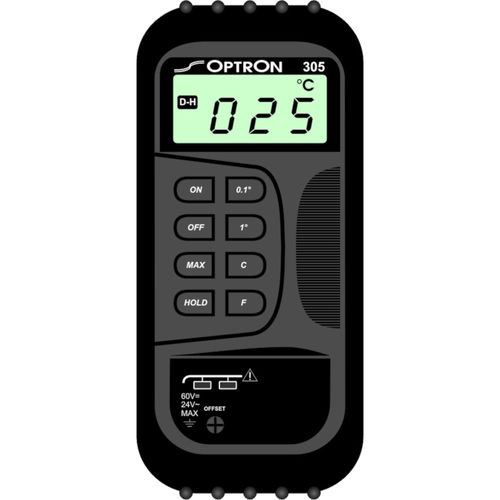 熱電温度計 - A305 - Optron - デジタル / °C / K