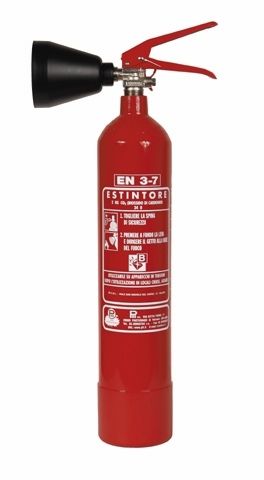 ガス(CO2)消火器 - 2 kg, 34B | CO20200M/EN3 - Pii Srl - ポータブル