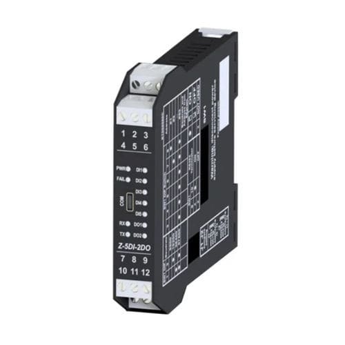 入力信号処理モジュール - Z-5DI-2DO - Riels Instruments - デジタルアウトプット / DINレール / 設定可能