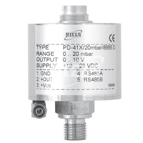 相対圧力トランデューサー - PD-41X - Riels Instruments - 差 / セラミック / 静電容量式