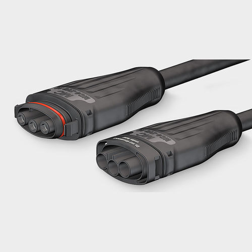電源コネクター - MC series - Stäubli Electrical Connectors AG/ストーブリ - 3極 / 低電圧 / AC