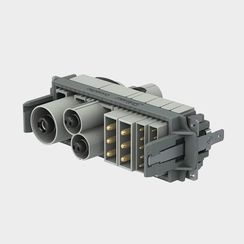 電動式コネクター保護カバー - CTD 10 - Stäubli Electrical Connectors AG/ストーブリ - パネル取り付け式 / プラスチック / 長方形