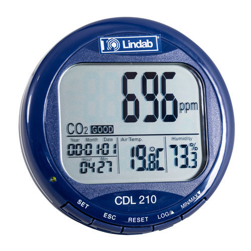室内空気質測定器 - CDL 210 - LINDAB - 商業用 / CO2 / 相対湿度