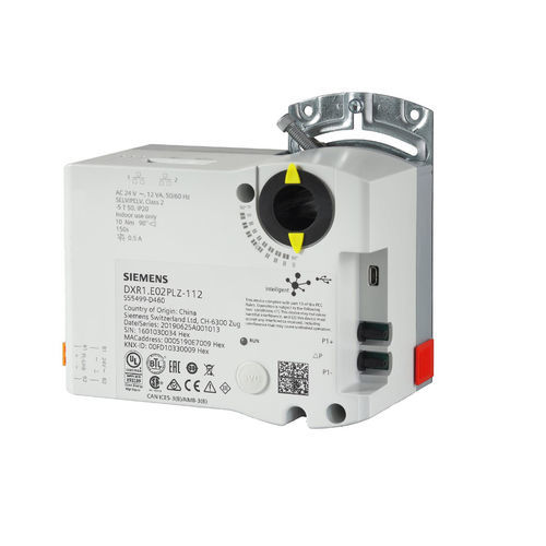 機械式ダンパー用アクチュエータ - DXR1.E02PLZ-112 - Siemens Building Technology HVAC Products - 90° / IP20 / コンパクト