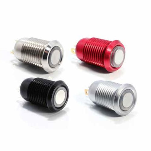 タッチ押しボタンスイッチ - W12M/WS12M/WG12M series - LUMEX - 防水 / IP67 / 金属製
