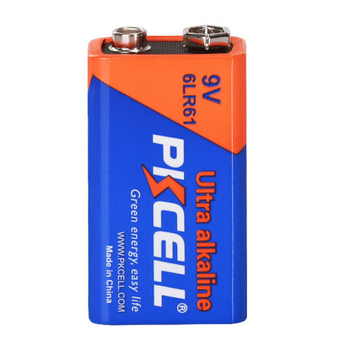 アルカリバッテリー - 6LR61  - Shenzhen PKCELL Battery Co. Ltd - プリズム / 9V / UL